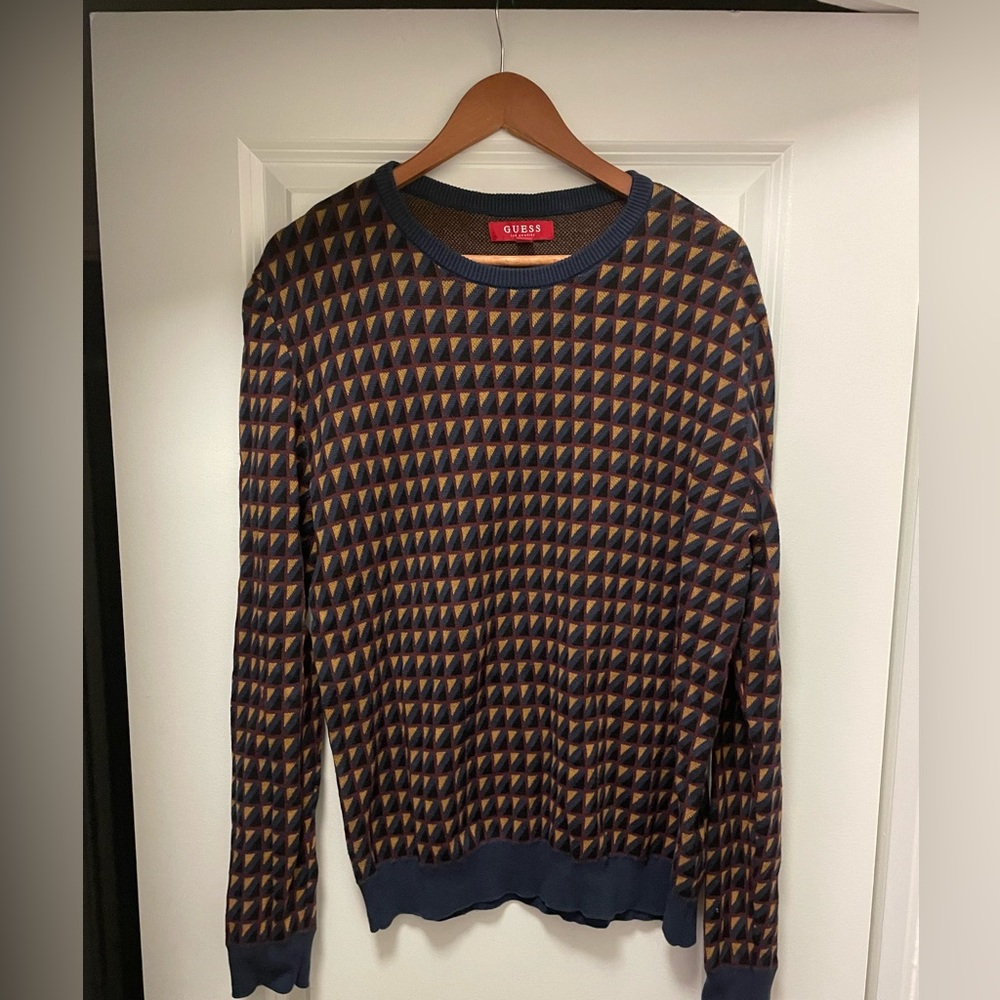 Guess checkered print sweater